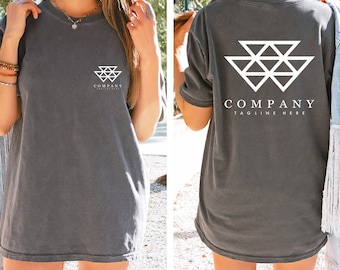 Custom Logo Design Shirt, Personalized Gifts, Business Logo T-Shirt, Company Logo Gifts, Brand Logo Tshirt, Customized Company Shirts