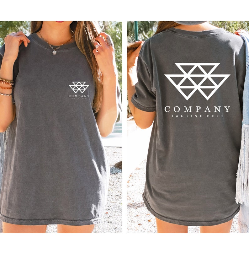 Custom Logo Design Shirt, Personalized Gifts, Business Logo T-Shirt, Company Logo Gifts, Brand Logo Tshirt, Customized Company Shirts image 1