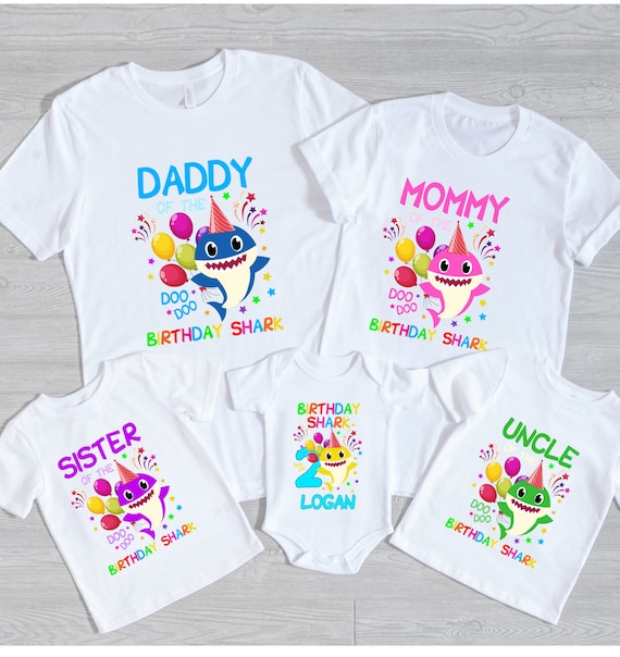 Uncle Shark Doo Doo Shirt - Matching Family Shark Shirts Set Uncle Shark Doo Doo Shirt - Matching Family Shark Shirts Set