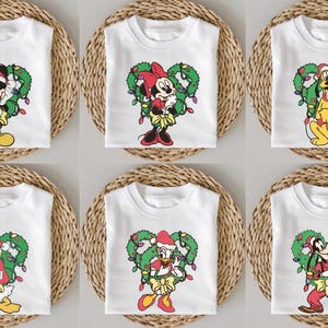 Retro Disney Christmas Shirt, Disney All Characters Shirt, Mickey And Friends Shirt, Disney Group Family Christmas Shirt, Disney Trip