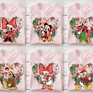 Retro Disney Christmas Shirt, Disney All Characters Shirt, Mickey And Friends Shirt, Disney Group Family Christmas Shirt, Disney Trip