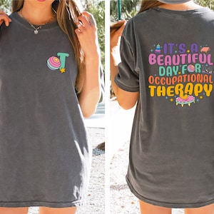 Retro Occupational Therapy Shirt, Cute OT Shirt, Special Education Shirt, Funny Therapist Shirt, Aesthetic Therapy Shirt, Womens Trendy Tee
