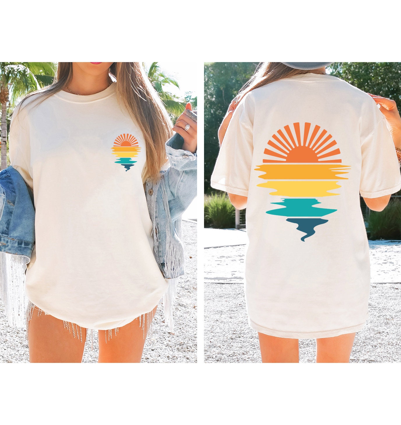 Retro Sun Shine On My Mind Shirt, Comfort Color Oversized Tshirt, Beach Shirt, Lounge Comfort Shirt, Weekend Lake Shirt, Funny Graphic Shir