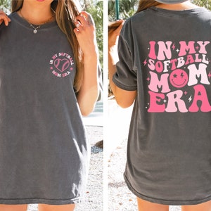 In My Softball Mom Era Shirt, Softball Mama Shirt, Softball Mom Shirt, Softball Lover, Sport Mom Tee, Gift For Mom, Game Day Tee, Mom Shirt