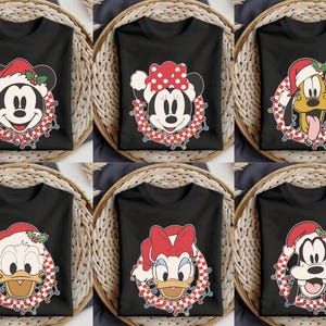 Retro Disney Christmas Shirt, Disney All Characters Shirt, Mickey And Friends Shirt, Disney Group Family Christmas Shirt, Disney Trip