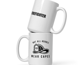 Firefighter Hero Coffee Mug: First Responder Gift