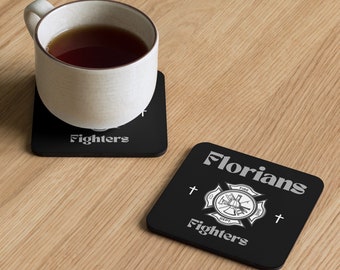 Unique Saint Florians Fighters Coaster Firefighter Gift Birthday