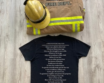 Firefighter's Prayer T-Shirt: IAFF Fire Department Gift
