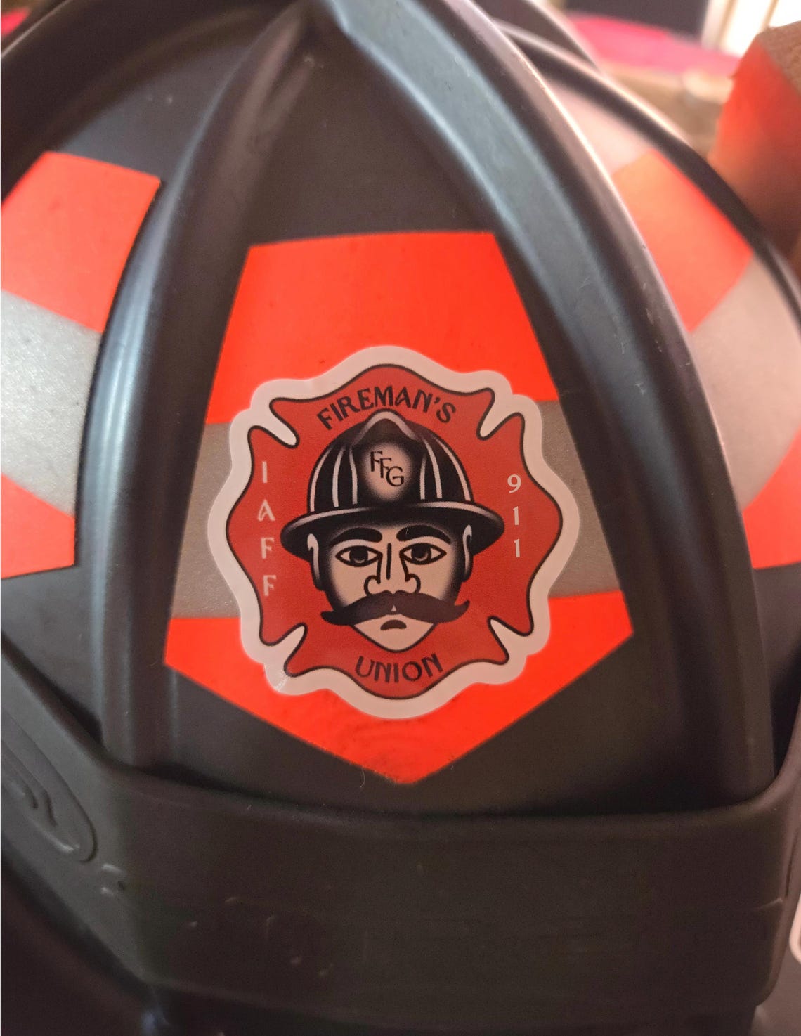Iff Sticker Personalized Vintage IAFF Union Firefighter Sticker - American ...