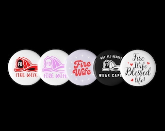 Fire Wife Pin Set: Family Gift