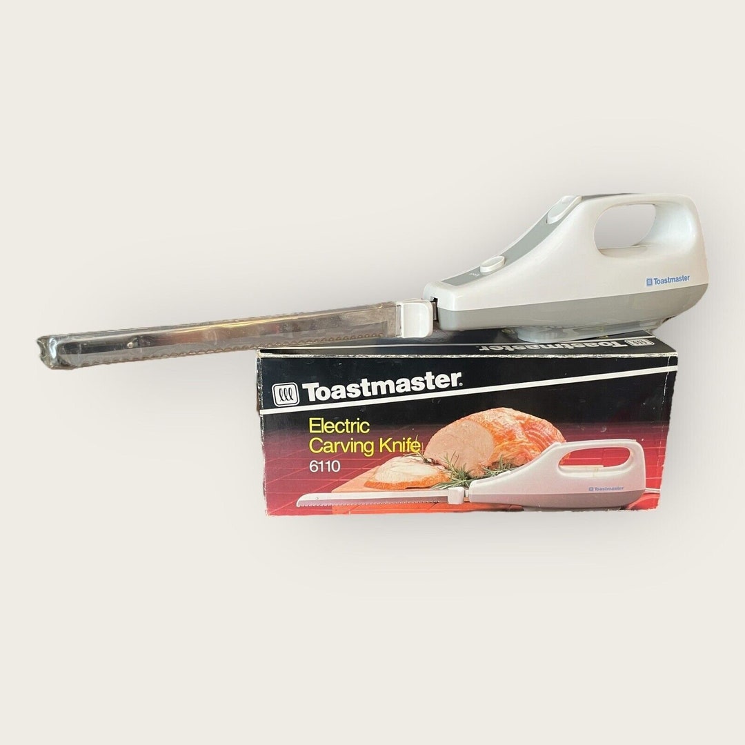 Vintage Toastmaster Electric Carving Knife Model 6110 Lightly Used Clean in Box Etsy