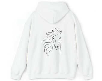 Horse simple beautiful pullover sweatshirt Christmas gift present hoodie Sweatshirt