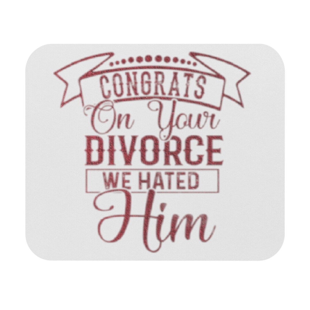 Congrats on Your Divorce We Hated Him Christmas Valentines - Etsy