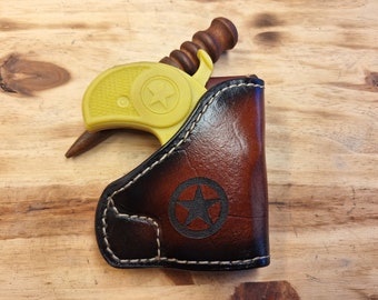 Fits Bond Arms 2.2" Stubby Leather Smooth Lined OWB Holster
