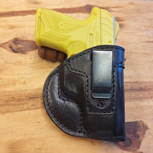 Fits Ruger Security Compact Leather SUEDE Lined IWB Holster image 2