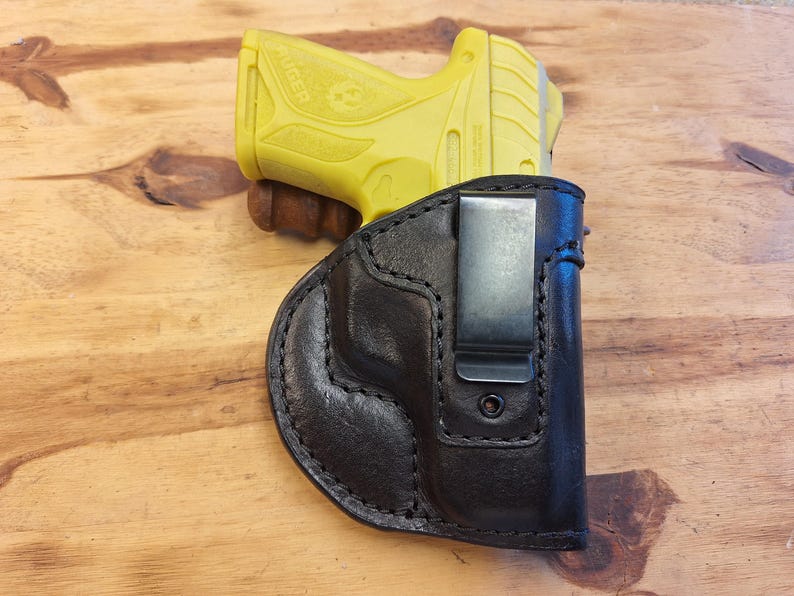 Fits Ruger Security Compact Leather SUEDE Lined IWB Holster image 2