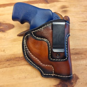 Fits Ruger LCR Leather Suede Lined IWB Holster image 2