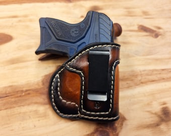 Fits Ruger Lcp Lcp2 Lcp Max Leather Suede Lined IWB Holster