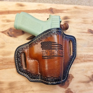 Fits Glock 48 SUEDE Lined OWB Holster