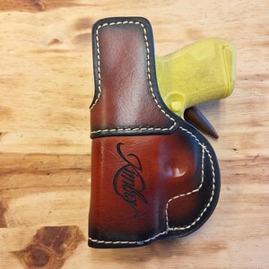 Fits Kimber Mako R7 Leather Suede Lined IWB Holster