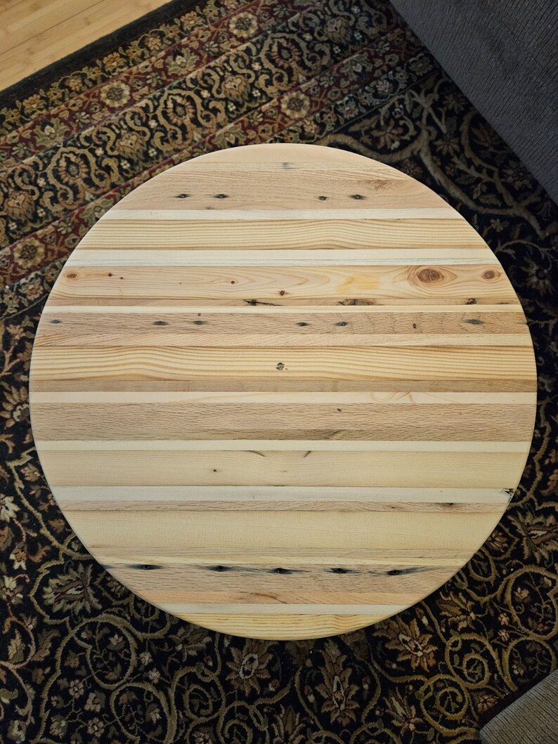 Modern Butcher Block End Table Etsy