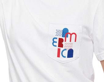 Frauen America Pocket Tee