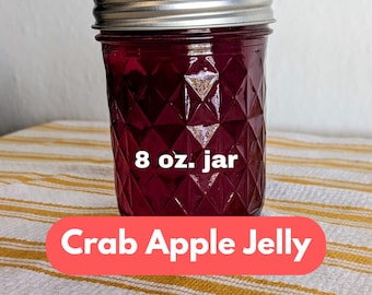Delicious CRAB APPLE Jelly - 8oz jar - MN made