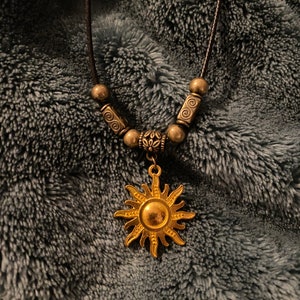 Apollo Sun Necklace- Golden Edition