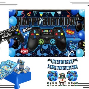GAME ON Birthday, Birthday Party, Birthday Supplies, Birthday Decorations, Party Supplies, Party Decorations, Gaming, Boy Birthday