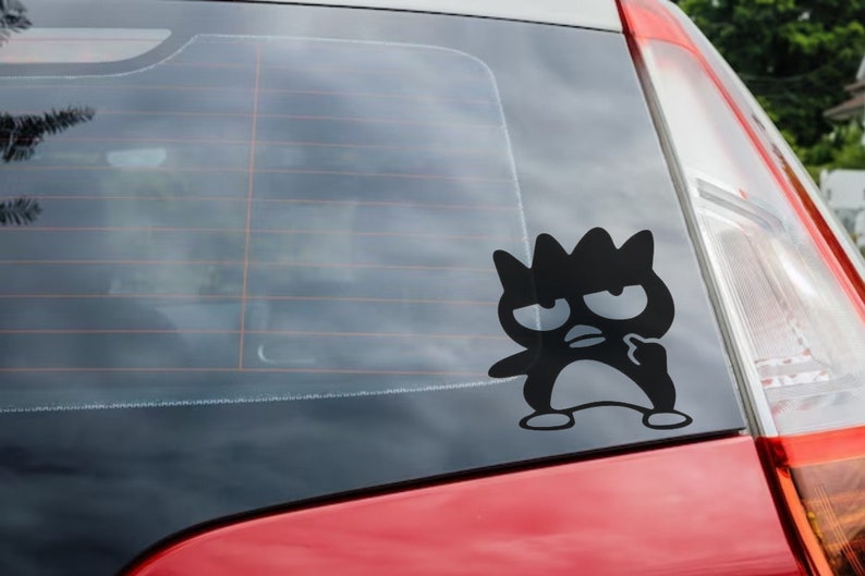 Sanrio Badtz Maru Car Decal Vinyl Permanent Removable Bumper Etsy