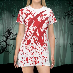 Bloody t shirt dress clearance