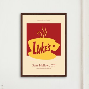 Lukes Diner Poster DRUCKBAR