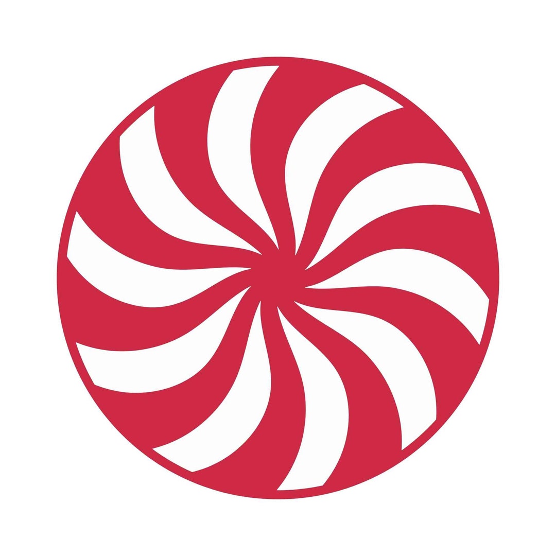 Christmas Peppermint Candy Svg, Christmas Candy SVG Vector Cut File for