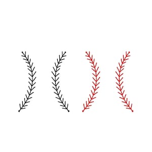 Baseball Stitches Svg | Baseball Laces Svg | Digital Download | Baseball Svg | Baseball Stitches Cut File | Baseball Stitches