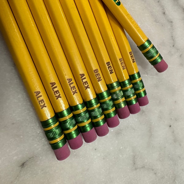 Personalized Ticonderoga #2 Pencils