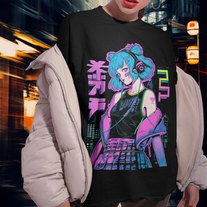 Kawaii Pastel Goth Video Game Anime Aesthetic Girl Nu Goth by DNT Prints