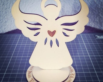 Guardian Angel of God to Protect Christmas Decor Christianity Jesus Religion Angels Digital File Laser Cut svg dfx ai