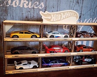 Hot Wheels Display Garage Stand | Laser Cut File (Digital Download)