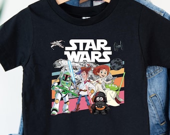 Toy Story Star Wars Kids Shirt, Woody Jessie Mashup T-shirt, Pixar Buzz Lightyear Tee, Disney Galaxy’s Edge Shirt, Starwars Family Tee Gift