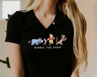 Winnie T-shirt, Pooh Shirt, Cartoon Shirt, Disney Shirt, Family Vacation, Birthday Shirt, Disney Trip Shirt, Disneyworld Shirt, Retro Vibes