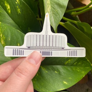 Aufkleber für den Provo-Tempel