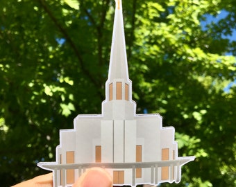 Preston Temple Sticker