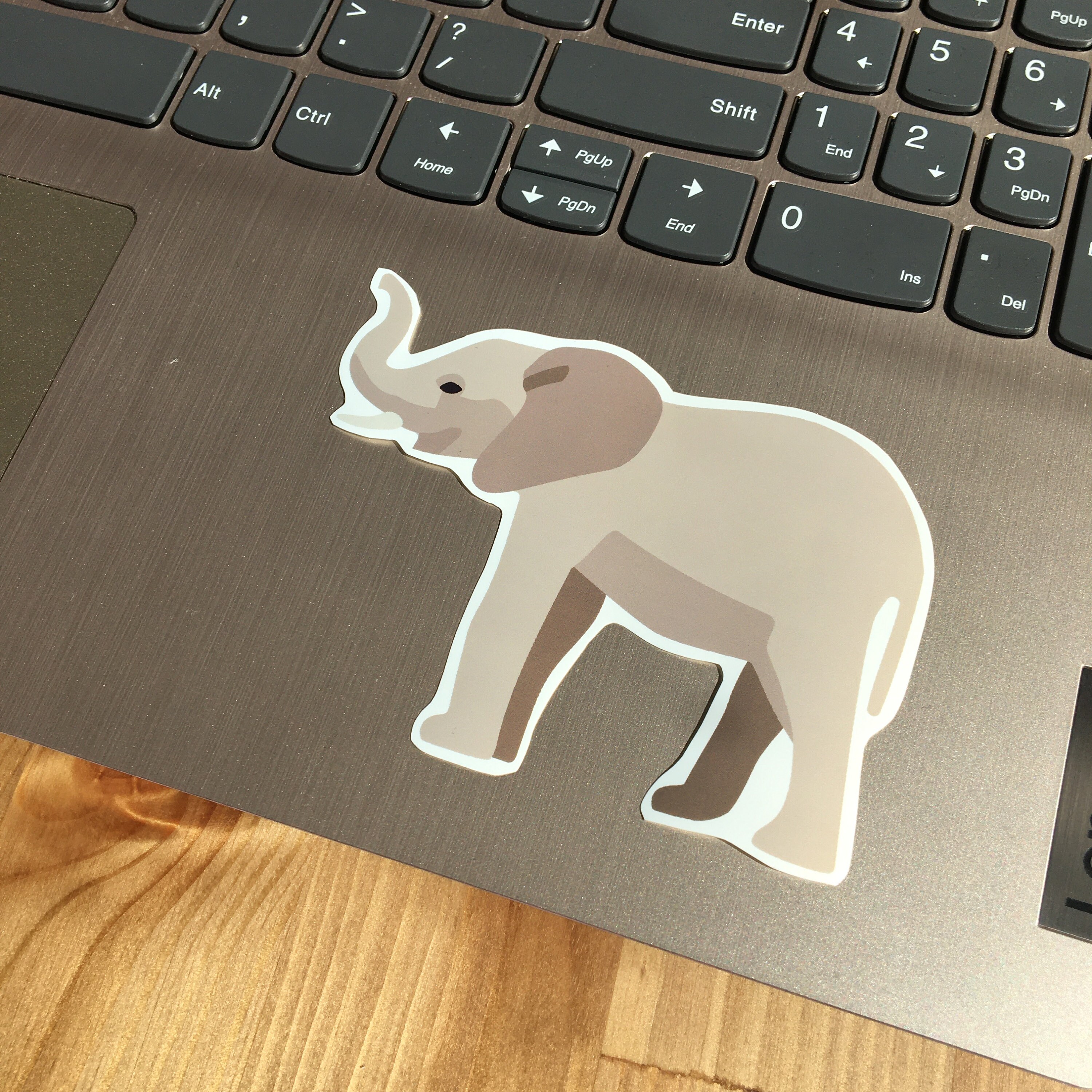 50 Adesivi A Forma Di Elefante Per Bambini - Carini E Colorati, In Vinile Impermeabile, Per Bottiglie, Laptop, Biciclette, Skateboard, Riutilizzabili - 4