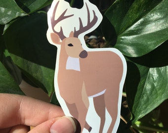 Large Deer Vinyl Decal Sticker
