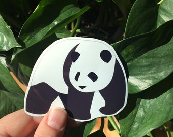 Large Panda Vinyl Decal Sticker