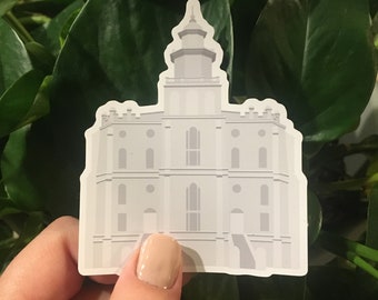 St George Temple Sticker