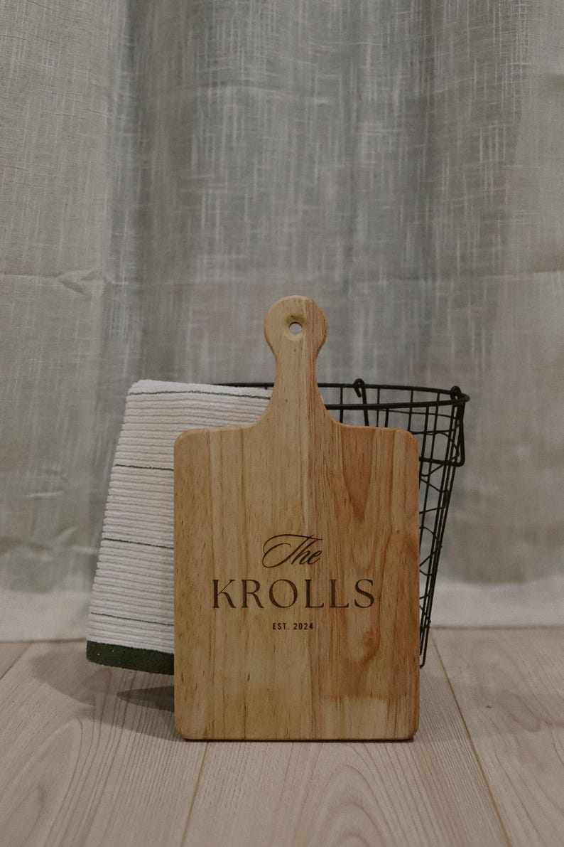 Custom Name Charcuterie Board Wedding Gift Unique Serving Board Valentines Gift Personalized Cheese Board Bridal Shower Housewarming Gift