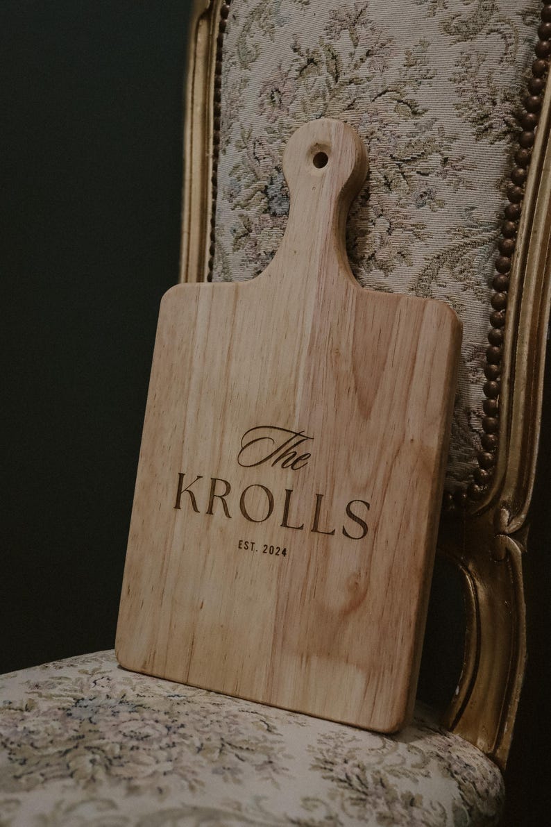 Custom Name Charcuterie Board Wedding Gift Unique Serving Board Valentines Gift Personalized Cheese Board Bridal Shower Housewarming Gift