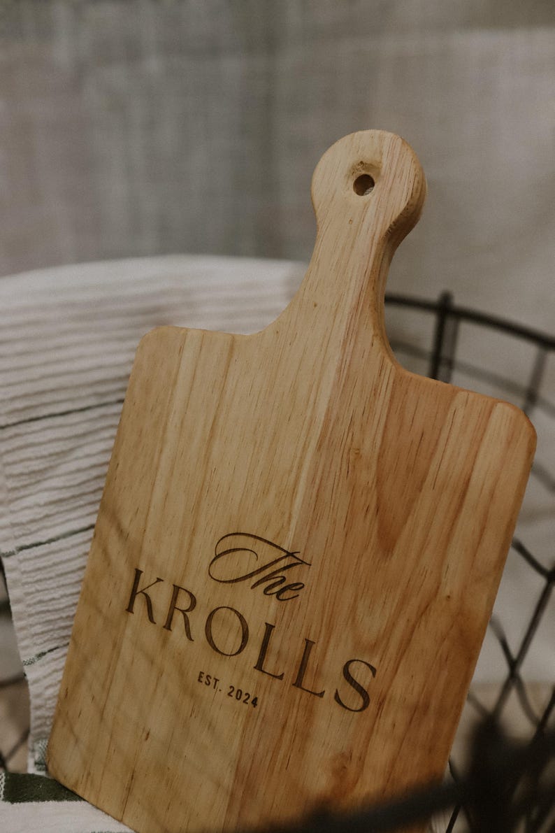 Custom Name Charcuterie Board Wedding Gift Unique Serving Board Valentines Gift Personalized Cheese Board Bridal Shower Housewarming Gift