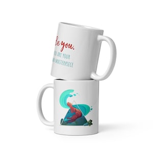 Pacfic Northwest Salish Spirit of the Otter, Inspirational Quote Mug